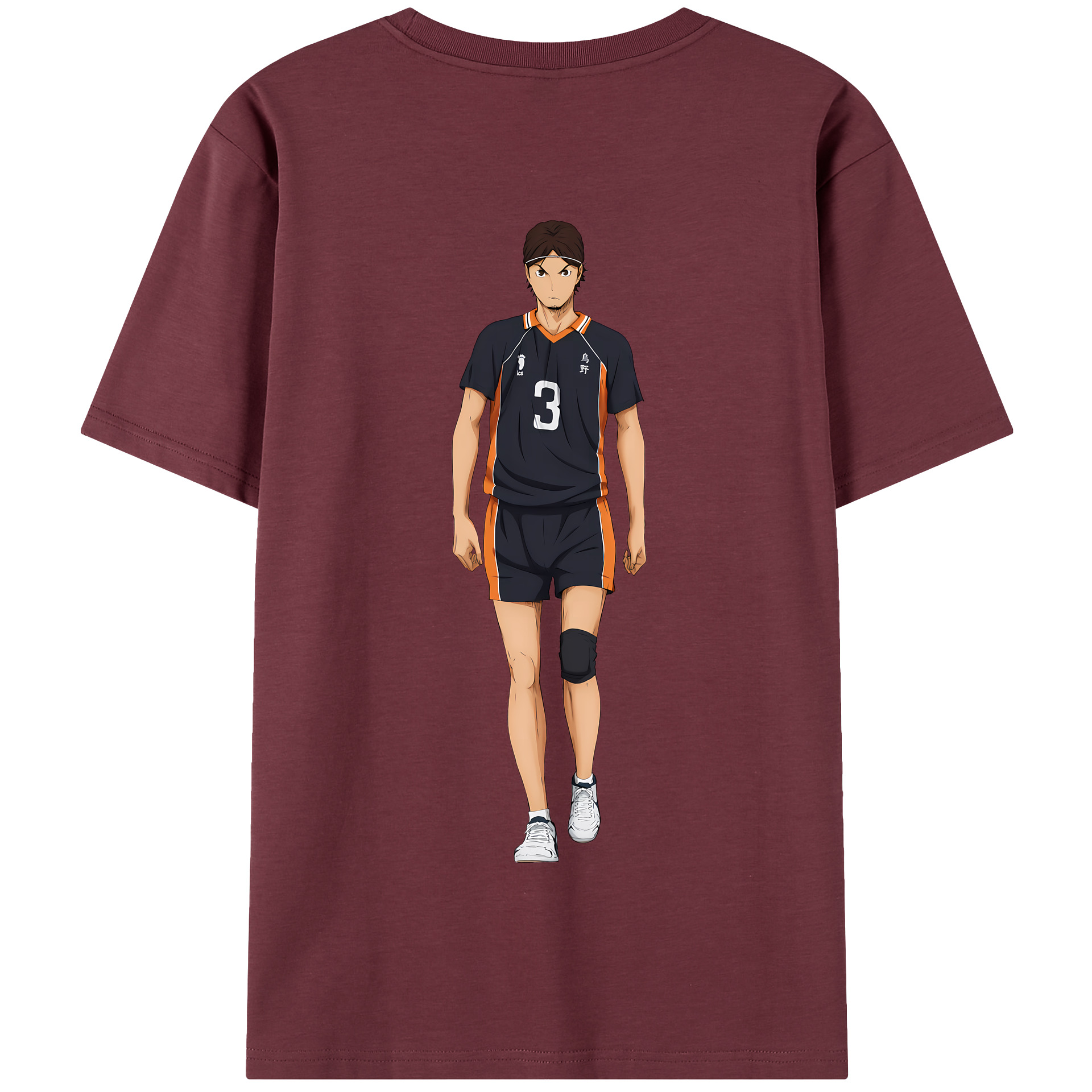 （画像用） ハイキュー!! Haikyu!! 綿100％半袖Tシャツ（背面プリント）